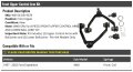 Front Upper Control Arm Kit With Ball Joints For 1997 To 2002 Ford Expedition 4wd Rear Coil Springs 4 Piece Set