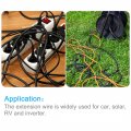 Uxcell Rvv Wire Cable Extension Cord Stranded Pvc Copper Electric Conductor 7 Core 18 Awg 3meter 9 8ft Length