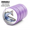 Salmon Fishing Valve Stem Caps For Tire Rim Wheel Aluminum Purple