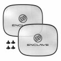 Ipick Image For Buick Enclave Logo Car Side Window Mesh Sun Shades Baby Children Uv Protection 2 Pack