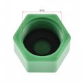 Uxcell G1 2 Pipe Fitting Cap Ppr Hex Female Thread Hose Connector With Gasket For Garden And Outdoor Water Pipes End Green 6pcs