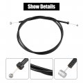X Autohaux 2048800559 Rear Hood Release Cable For Mercedes-benz E550 2010-2014 E350 Glk350