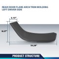 Rear Door Flare Arch Trim Molding Driver Side For Toyota Rav4 2019-2024 7506242010 750620r010