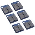 Pro Bat Rear Disc Brake Shoes Pads Chinese Atv Fit Quad Dirt Pit Bike Go Kart Buggy 50cc 70cc 110cc 6pcs Blue