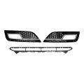 No 8k0807682n Front Lower Hood Bumper Grille For Audi A4 B8pa 2013-2015 Kidney Grill Honeycomb Black 1 Set 