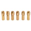 M8 X 0 75mm Collet Chuck Brass And Steel Rotary Tool For Precision Drilling Engraving Fits Electric Screwdrivers Cnc Spindles