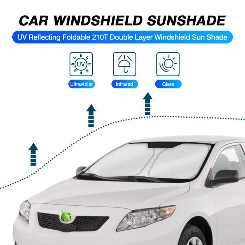 Kust Custom Fit Windshield Sun Shade For 2007-2011 Toyota Camry Shield Screen Foldable Visor Protector Blocks Uv Rays Keep Your