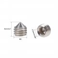 Uxcell 40pcs M5x5mm Internal Hex Socket Set Grub Screws Cone Point 304 Stainless Steel Screw