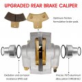 M Mati Rear Brake Caliper Assembly For Polaris Sportsman 335 400 500 Diesel 455 Worker With Pads