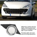 Front Bumper Lower Fog Light Grill With Chrome Lamp Surround Bracket Frame Cover Lights For 207 Sport 2006 To 2009 Front Right