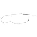 Inline Tube Replacement For 1964-67 Chevrolet Chevelle Malibu Hardtop Ss Only 3 8 Main Fuel Line 1pc Oe Steel 