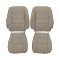 Tan Microfiber Leather Replacement Seat Covers For Toyota Sequoia 2000 2007 And Tundra 2004 4 Piece Front Driver Passenger Set 