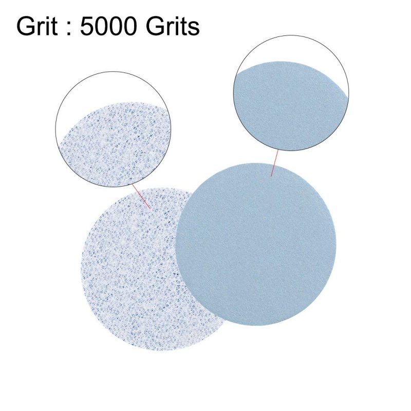 1-inch Hook And Loop Sanding Disc Aluminum Oxide Silicon Carbide 5000 Grit 50pcs