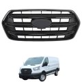 Front Bumper Grille Upper Glossy Black Straight Trim Replacement For Transit T150 2020-2022 