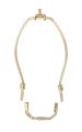 B P Lampa 13 Inch Regular Weight Lamp Harp Brass Plated Steel Finish