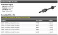 Marketplace Auto Parts Front Left Driver Side Cv Axle Assembly Compatible With 2005-2010 Jeep Grand Cherokee 4wd Ithout Lsd