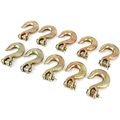 10 New 5 16 Grade 70 Forged Alloy Clevis Slip Hook Tow Crane Lift 
