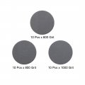 Uxcell 1-inch Hook And Loop Sanding Disc Wet Dry Silicon Carbide 600 800 1000 Grit Assorted 30 Pcs