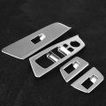 Window Lift Button Frame 4pcs Car Switch Cover Trim For 5 Series G30 2017-2018