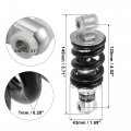 X Autohaux Rear Shock Absorber 125mm 1200lbs Damper For Gas Scooter Electric Bike Dirt 47cc 49cc Atv Quad Mini Pocket Silver