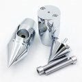 Httmt Mt030-005-1 1 Inch Spike Risers Compatible With V-star 650 Classic Custom Silverado Road Star Chromed