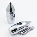 Httmt Mt030-005-1 1 Inch Spike Risers Compatible With V-star 650 Classic Custom Silverado Road Star Chromed