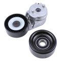 Serpentine Drive Belt Tensioner Pulley Kit For Jeep Wrangler 2000-2006 Grand Cherokee 1999-2004