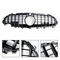Black Front Bumper Grill Grille For Benz Cls-class C257 W257 Coupe 2018-2024