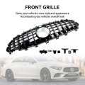 Black Front Bumper Grill Grille For Benz Cls-class C257 W257 Coupe 2018-2024