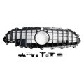 Black Front Bumper Grill Grille For Benz Cls-class C257 W257 Coupe 2018-2024