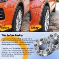 Ocpty 5x5 5x127mm Wheel Spacers 2 Inch Bolt On 1 2x20 Studs Adapters 51mm Fit For 2006-2010 Commander 1999-2010 Cherokee 2pcs