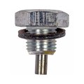 Oil Drain Plug For Cadillac 60 Special 1993 Magnetic Steel Silver Bolt Hex Head Drive Fine Thread 1 2-20 Includes Gasket 