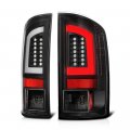 Premium Oled Neon Tube Black Led Tail Light Lamp Assembly For 2002-2006 Dodge Ram 1500 2500 3500 Pickup Truck Driver Passenger 