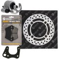 Niche Front Left Brake Rotor Caliper Pad Kit For Polaris Ace 570 Sp