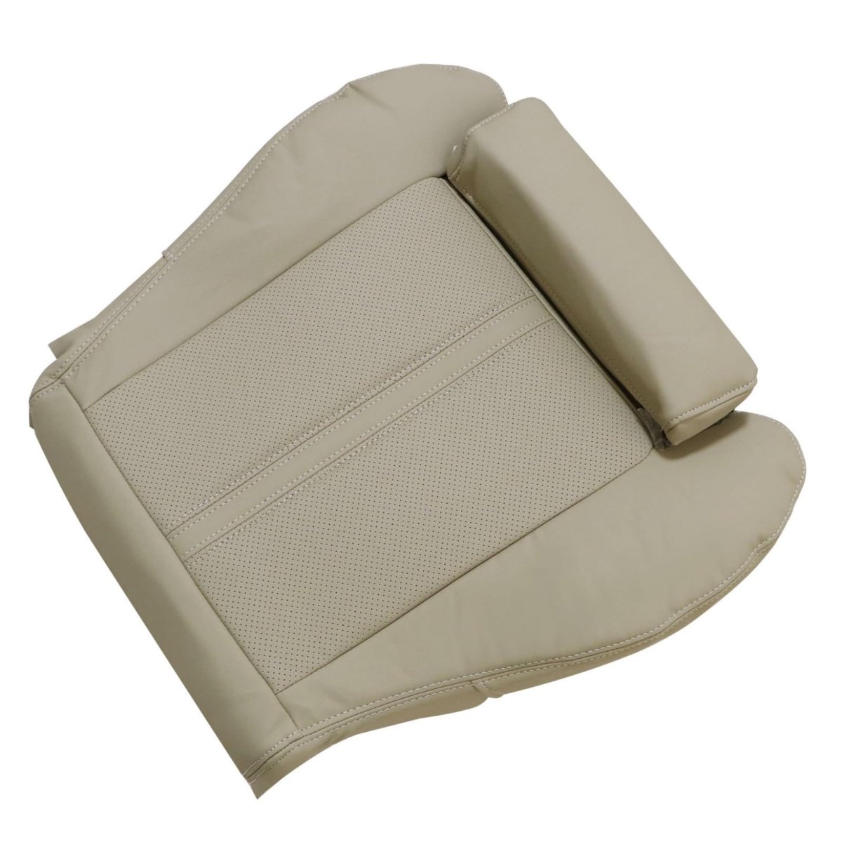 Front Driver Side Bottom Replacement Seat Cover Tan Microfiber Leather For Cadillac Srx 2010 2011 2012 2013 2014 2015 2016