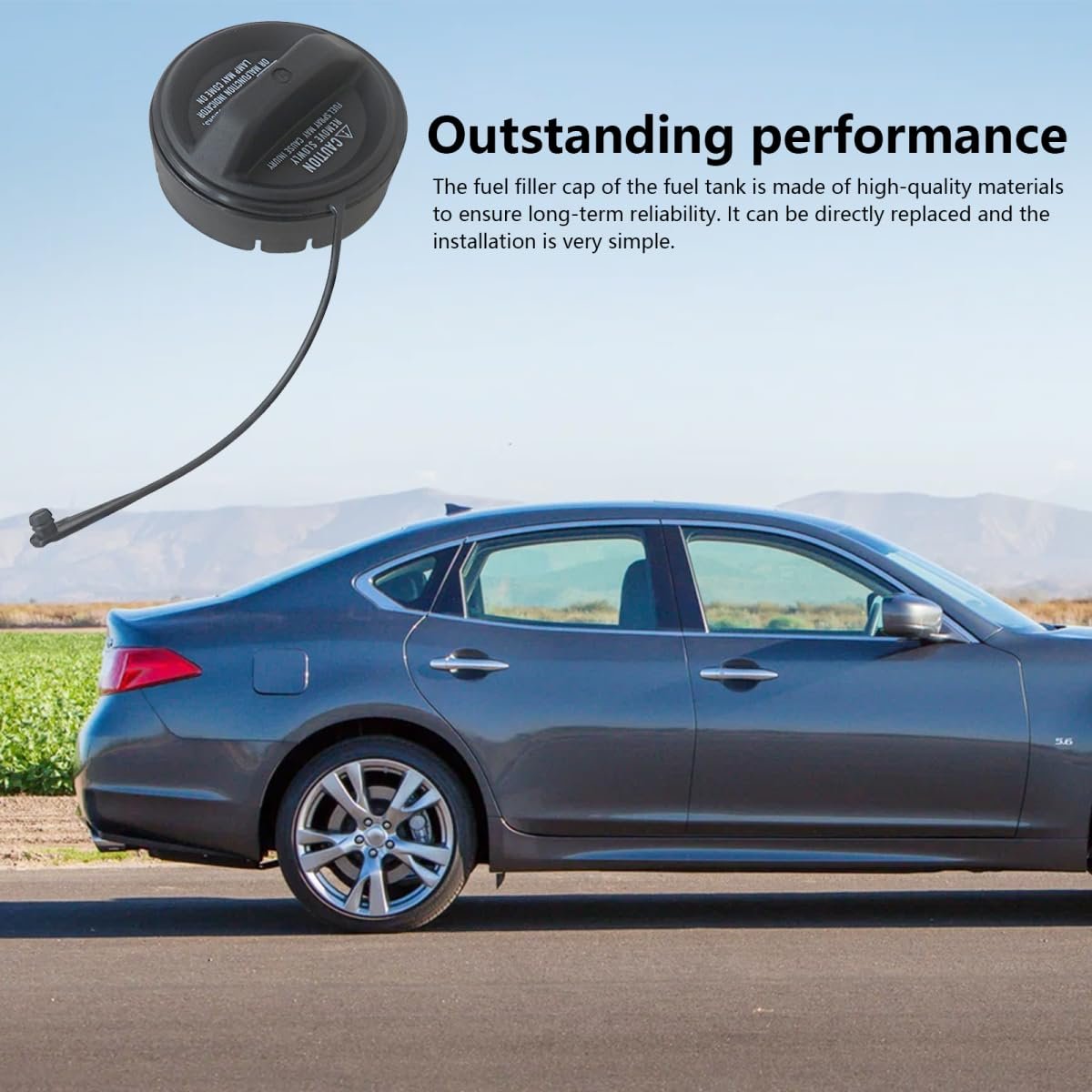Gas Cap Fuel Tank Replace 77300-53010 For Lexus Sc430 2002-2006