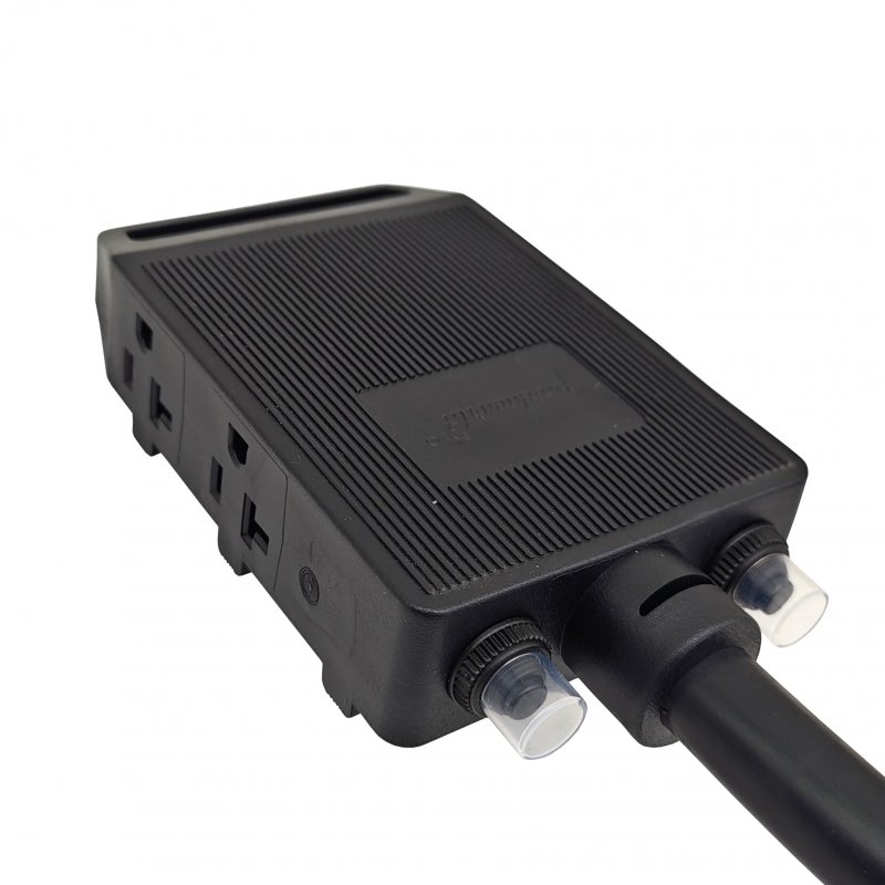 Parkworld 61957a Nema 14-60 Heavy Duty Industrial Adapter Cord 14-60p Male With Handle To 4 5-20r T-balde 5-15r Household Four
