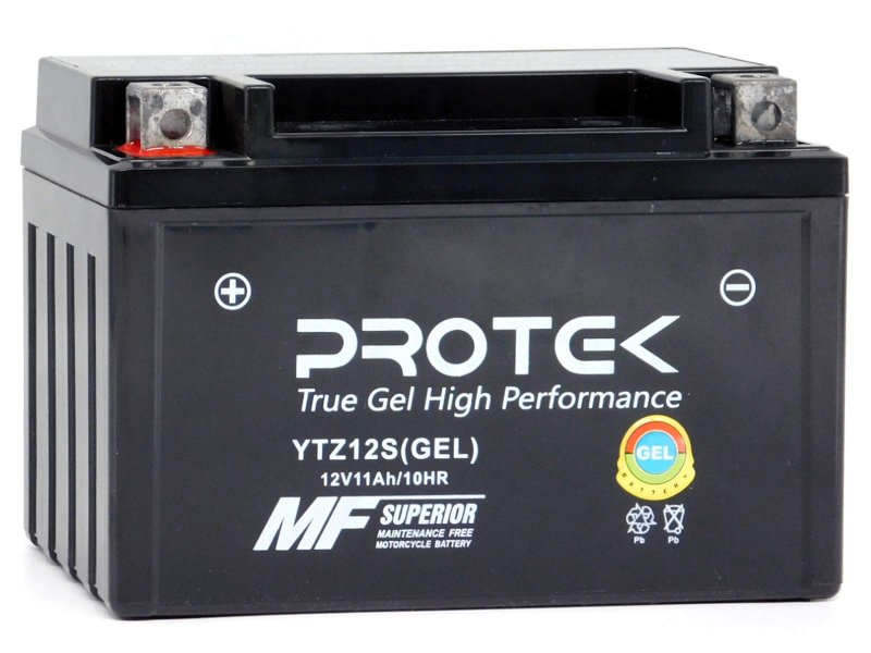 Protek Ytz12s Utz12s Ctz12s Etz12s 12v 11ah Sealed Agm Gel Type Battery Mf Factory Activated For 2002-2016 Honda Vfr800