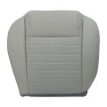 Passenger Bottom Perforated Microfiber Leather Seat Cover Gray For Ford Mustang 2005 2006 2007 2008 2009 