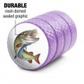 Musky Fishing 5 Valve Stem Caps For Tire Rim Wheel Aluminum Purple