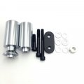 Httmt- Motorcycle No Cut Frame Slider Crash Protector Compatible With 2006 2007 Yzf R6 Yzfr6 Chrome Heavy Duty Billet Aluminum