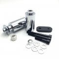 Httmt- Motorcycle No Cut Frame Slider Crash Protector Compatible With 2006 2007 Yzf R6 Yzfr6 Chrome Heavy Duty Billet Aluminum