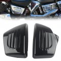 Finmokal Motorcycle Side Battery Fairing Covers Panel Oil Tank Cover Fits For Honda Vt1100c2 Shadow American Classic Edition