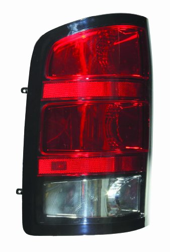 Depo 335-1949l-as Gmc Sierra Driver Side Tail Lamp Assembly With Bulb And Socket