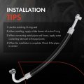 A-premium A C Suction Line Hose Assembly Compatible With Chrysler Sebring 2007-2008 3 5l Dodge Avenger 2008-2008 Compressor To