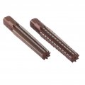Morse Taper Reamer Mt2 2 High Carbon Steel 2pcs Rough Fine Straight Shank Hand Mt2 Mt4 Coarse Hinge 
