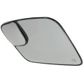 Heated Driver Side Mirror Glass For Dodge Ram 1500 2500 3500 2005 2006 2007 2008 Flat With Towing Package And Backing Plate 