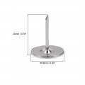 Uxcell Upholstery Nails Tacks 16mmx20mm Flat Head Furniture Pins Silver Tone For Sofa Headboards 25 Pcs