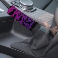 Wanyint Dark Bat Print Festival Decoration Car Handbrake Cover Gear Shift Knob Set Vehicle Interior Protector Universal Fit