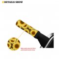 Wanyint Dark Bat Print Festival Decoration Car Handbrake Cover Gear Shift Knob Set Vehicle Interior Protector Universal Fit